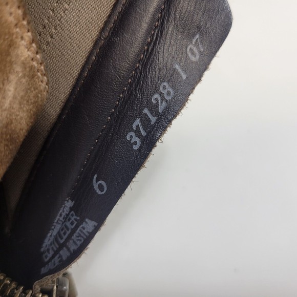 Paul Green‎ Women's Size 9 Brown Suede Leather Zip Ankle Chelsea Heeled Boots - Picture 14 of 15